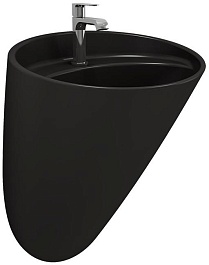 Bocchi Раковина Venezia 53.5 черная матовая – фотография-1